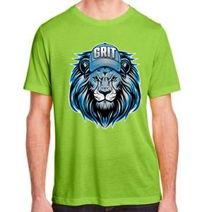 Lion Grit Detroit Football Sports Fan Adult ChromaSoft Performance T-Shirt