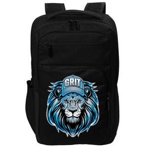 Lion Grit Detroit Football Sports Fan Impact Tech Backpack