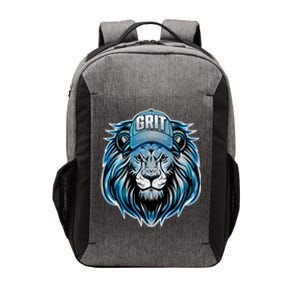 Lion Grit Detroit Football Sports Fan Vector Backpack