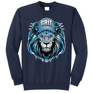 Lion Grit Detroit Football Sports Fan Sweatshirt