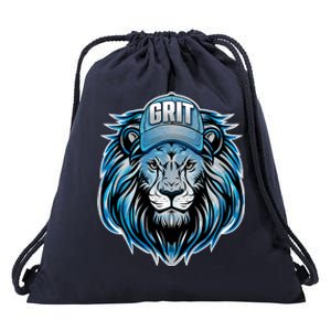 Lion Grit Detroit Football Sports Fan Drawstring Bag