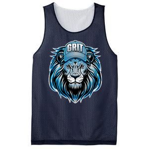 Lion Grit Detroit Football Sports Fan Mesh Reversible Basketball Jersey Tank