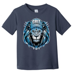 Lion Grit Detroit Football Sports Fan Toddler T-Shirt