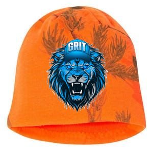 Lion Grit Detroit Football Sports Fan Kati - Camo Knit Beanie