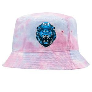 Lion Grit Detroit Football Sports Fan Tie-Dyed Bucket Hat