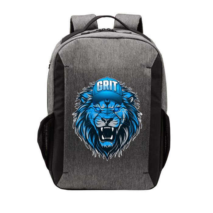 Lion Grit Detroit Football Sports Fan Vector Backpack