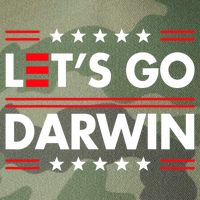 Let's Go Darwin Sarcastic Natural Selection Legacy Tie Dye Trucker Hat
