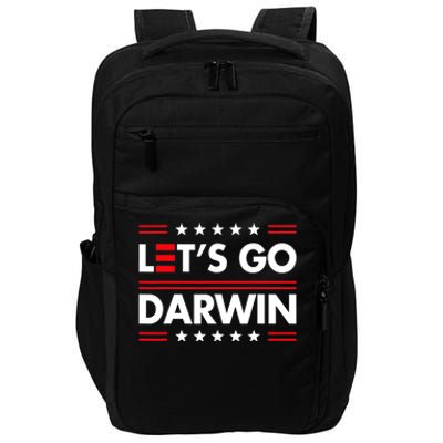 Let's Go Darwin Sarcastic Natural Selection Impact Tech Backpack