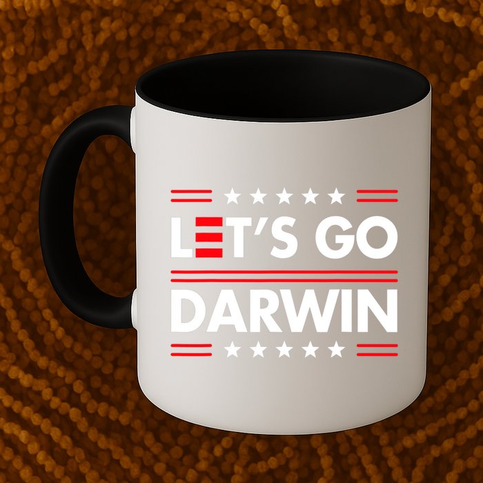 Let's Go Darwin Sarcastic Natural Selection Mug