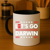 Let's Go Darwin Sarcastic Natural Selection Mug
