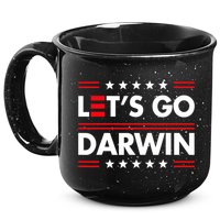 Let's Go Darwin Sarcastic Natural Selection 15oz Campfire Ceramic Mug