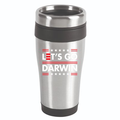 Let's Go Darwin Sarcastic Natural Selection 16oz Travel Tumbler