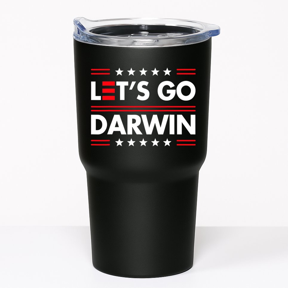 Let's Go Darwin Sarcastic Natural Selection Tumbler
