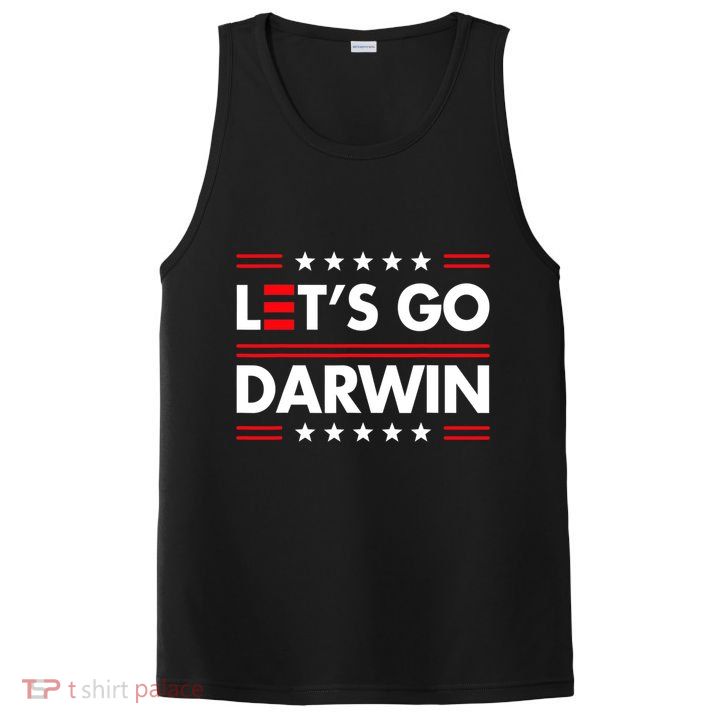 Let's Go Darwin Sarcastic Natural Selection PosiCharge Competitor Tank