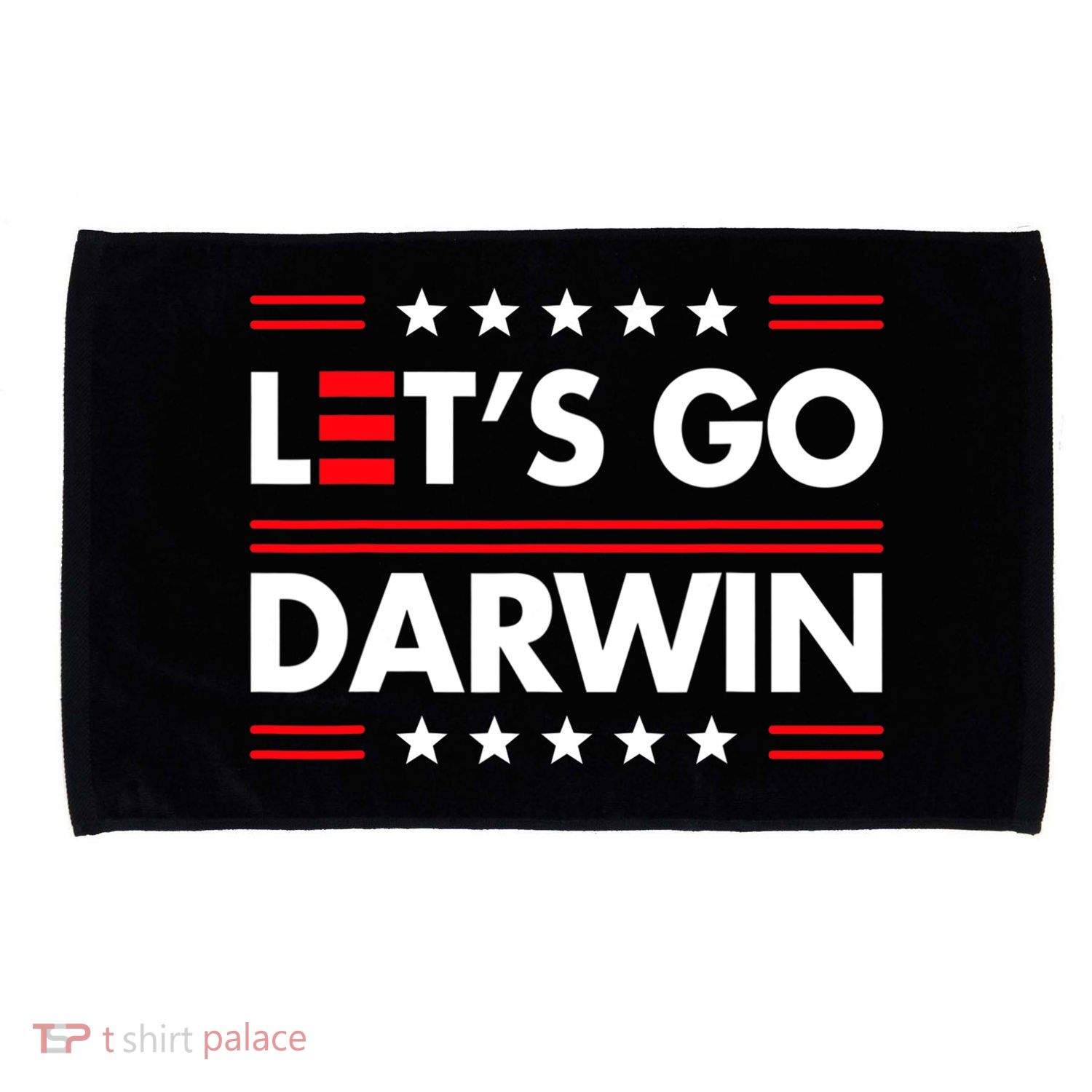 Let's Go Darwin Sarcastic Natural Selection Microfiber Hand Towel