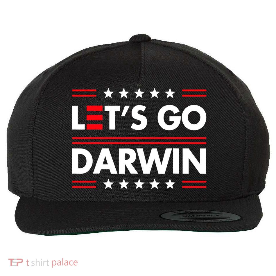 Let's Go Darwin Sarcastic Natural Selection Wool Snapback Cap