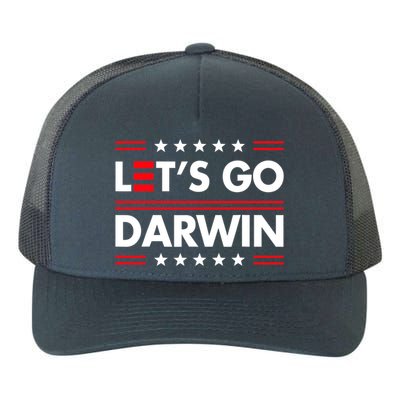 Let's Go Darwin Sarcastic Natural Selection Yupoong Adult 5-Panel Trucker Hat