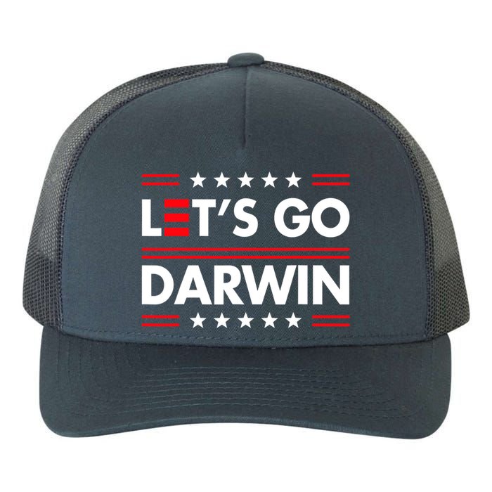 Let's Go Darwin Sarcastic Natural Selection Yupoong Adult 5-Panel Trucker Hat