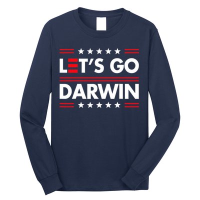 Let's Go Darwin Sarcastic Natural Selection Long Sleeve Shirt