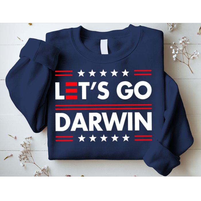 Let's Go Darwin Sarcastic Natural Selection Sweatshirt