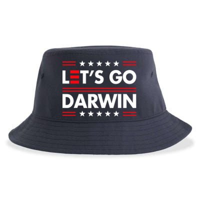 Let's Go Darwin Sarcastic Natural Selection Sustainable Bucket Hat
