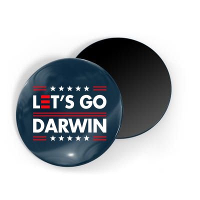 Let's Go Darwin Sarcastic Natural Selection Magnet