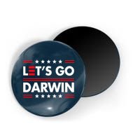 Let's Go Darwin Sarcastic Natural Selection Magnet