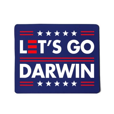 Let's Go Darwin Sarcastic Natural Selection Mousepad