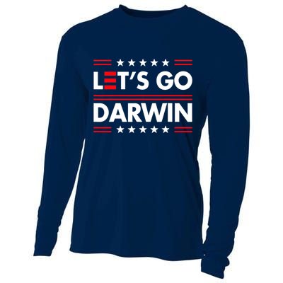 Let's Go Darwin Sarcastic Natural Selection Cooling Performance Long Sleeve Crew