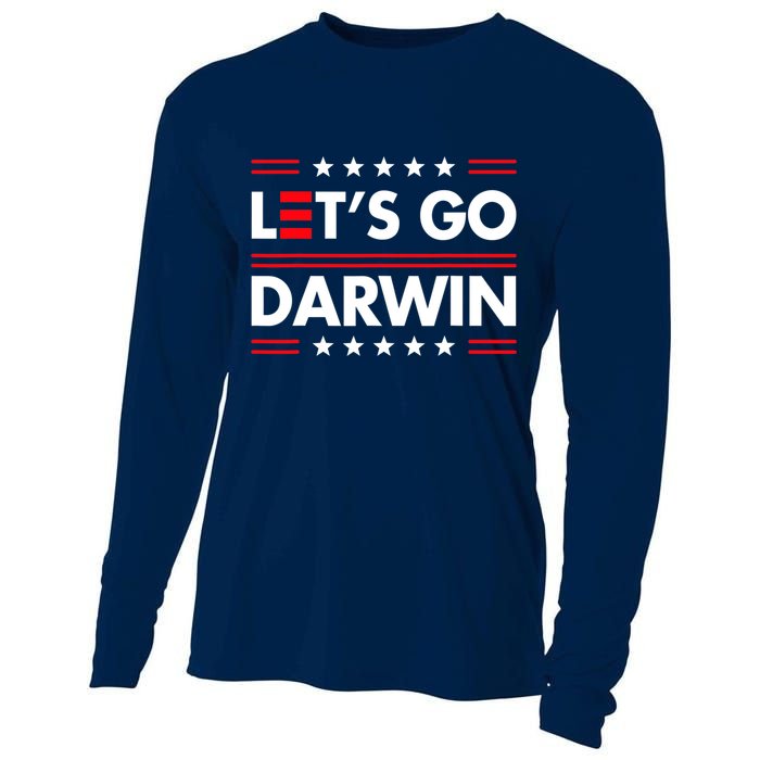 Let's Go Darwin Sarcastic Natural Selection Cooling Performance Long Sleeve Crew
