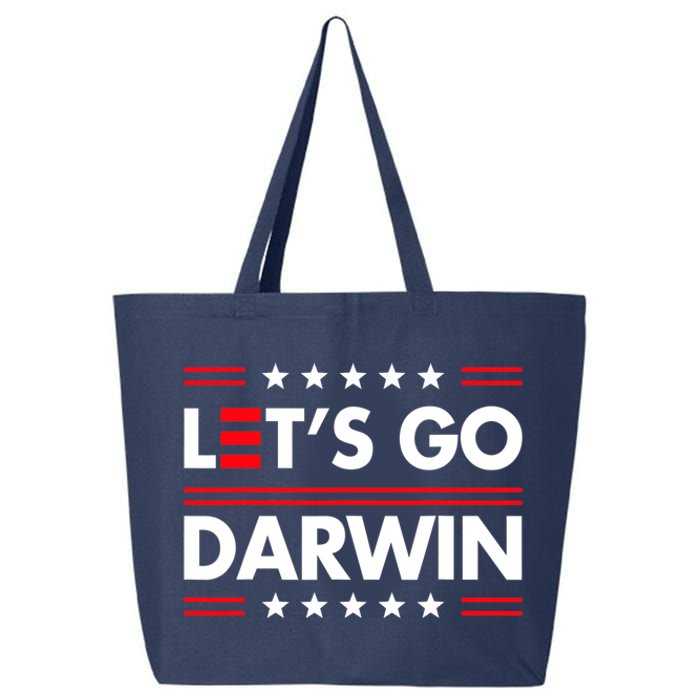 Let's Go Darwin Sarcastic Natural Selection 25L Jumbo Tote