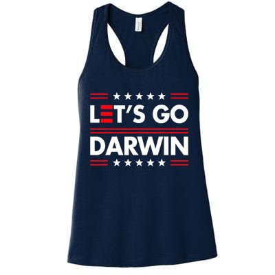Let's Go Darwin Sarcastic Natural Selection Womens Tank Top