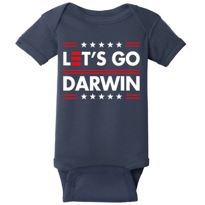 Let's Go Darwin Sarcastic Natural Selection Baby Bodysuit