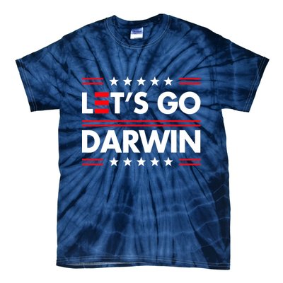 Let's Go Darwin Sarcastic Natural Selection Tie-Dye T-Shirt