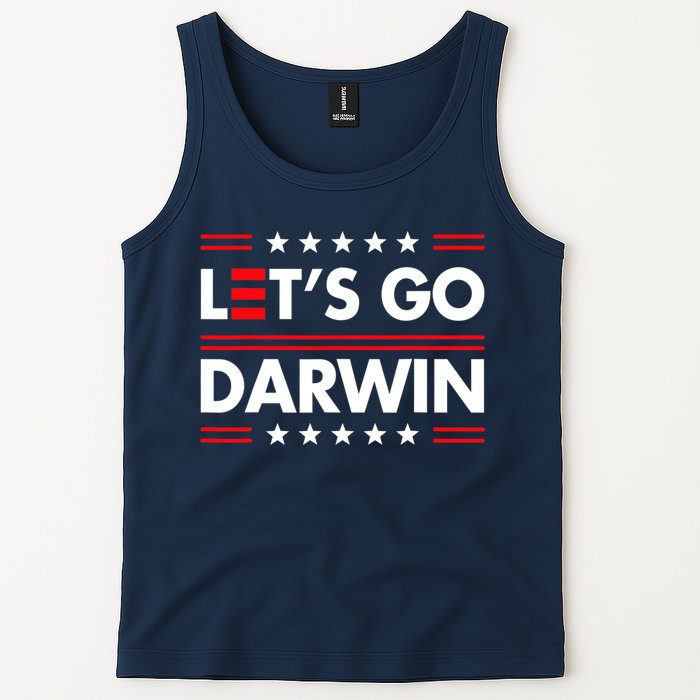 Let's Go Darwin Sarcastic Natural Selection Tank Top