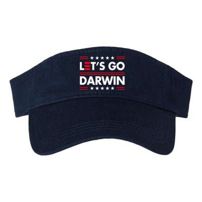 Let's Go Darwin Sarcastic Natural Selection Visor