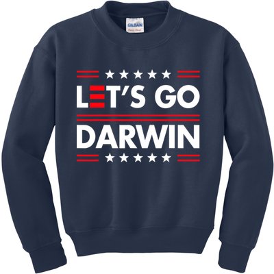 Let's Go Darwin Sarcastic Natural Selection Kids Sweatshirt