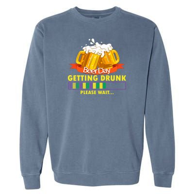 Let’s Get Day Drunk For America Garment-Dyed Sweatshirt