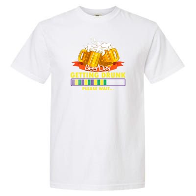 Let’s Get Day Drunk For America Garment-Dyed Heavyweight T-Shirt