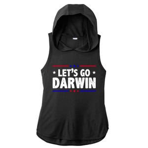 Lets Go Darwin Ladies PosiCharge Tri-Blend Wicking Draft Hoodie Tank