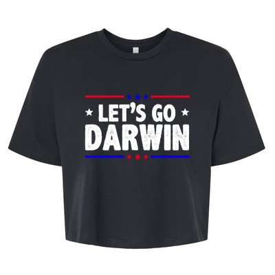 Lets Go Darwin Bella+Canvas Jersey Crop Tee