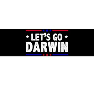 Lets Go Darwin Bumper Sticker