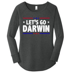 Lets Go Darwin Women's Perfect Tri Tunic Long Sleeve Shirt