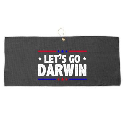 Lets Go Darwin Large Microfiber Waffle Golf Towel