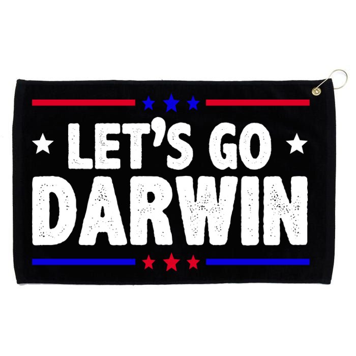 Lets Go Darwin Grommeted Golf Towel