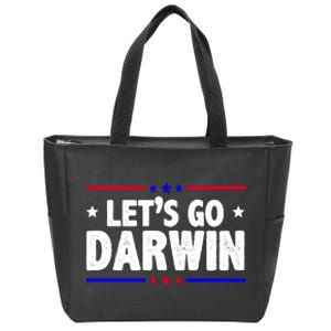 Lets Go Darwin Zip Tote Bag