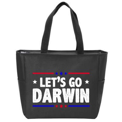 Lets Go Darwin Zip Tote Bag