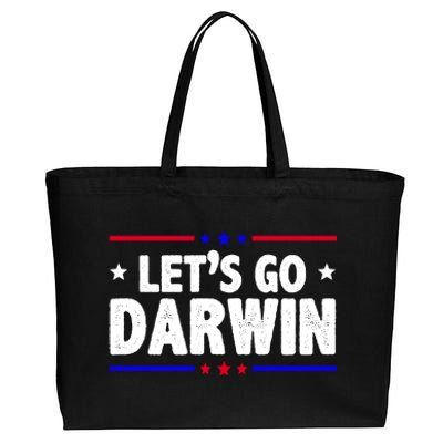 Lets Go Darwin Cotton Canvas Jumbo Tote