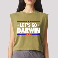 Lets Go Darwin Garment-Dyed Women's Muscle Tee
