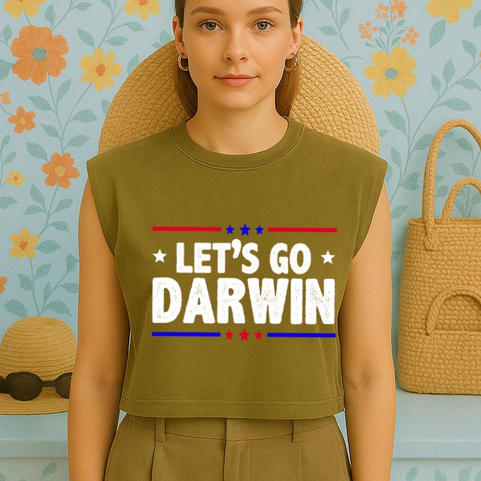 Lets Go Darwin Garment-Dyed Women's Muscle Tee